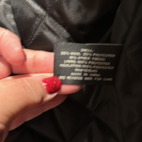 Town by London fog, men’s coat size, medium black in color three-quarter length - Picture 4 of 4